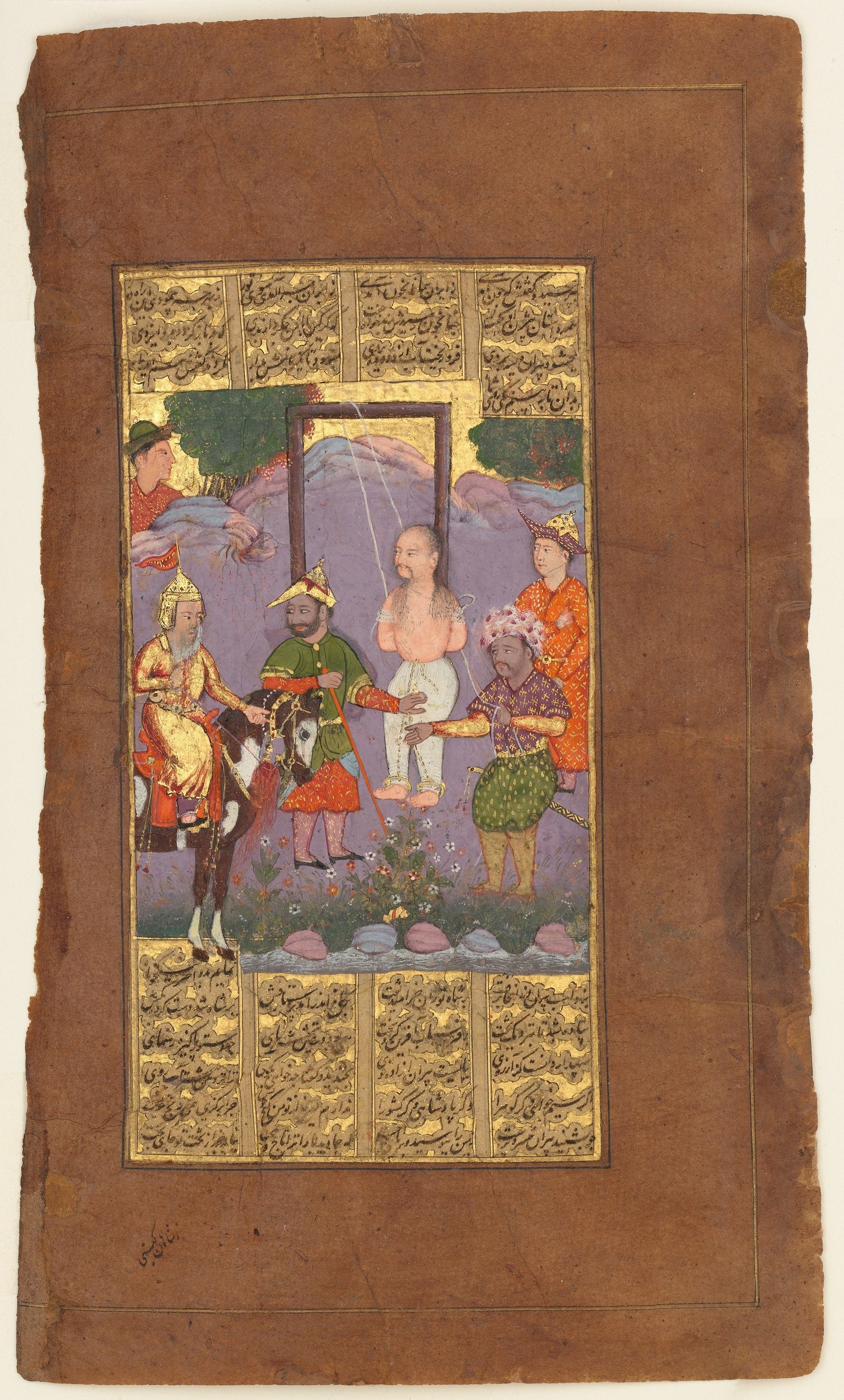 Rescue of Bizhan by Piran, ca. 1610